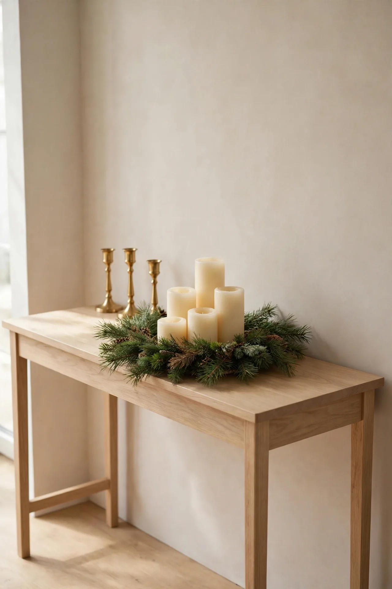 Candlelit Console Styling