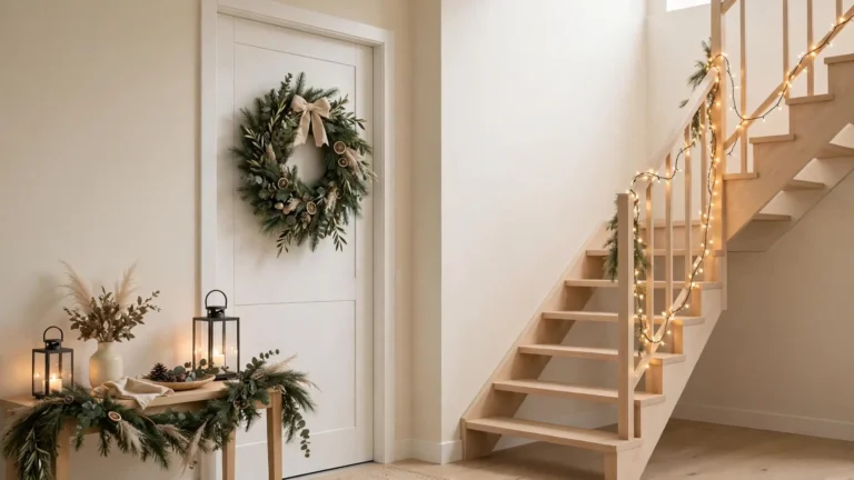 christmas entryway decor ideas