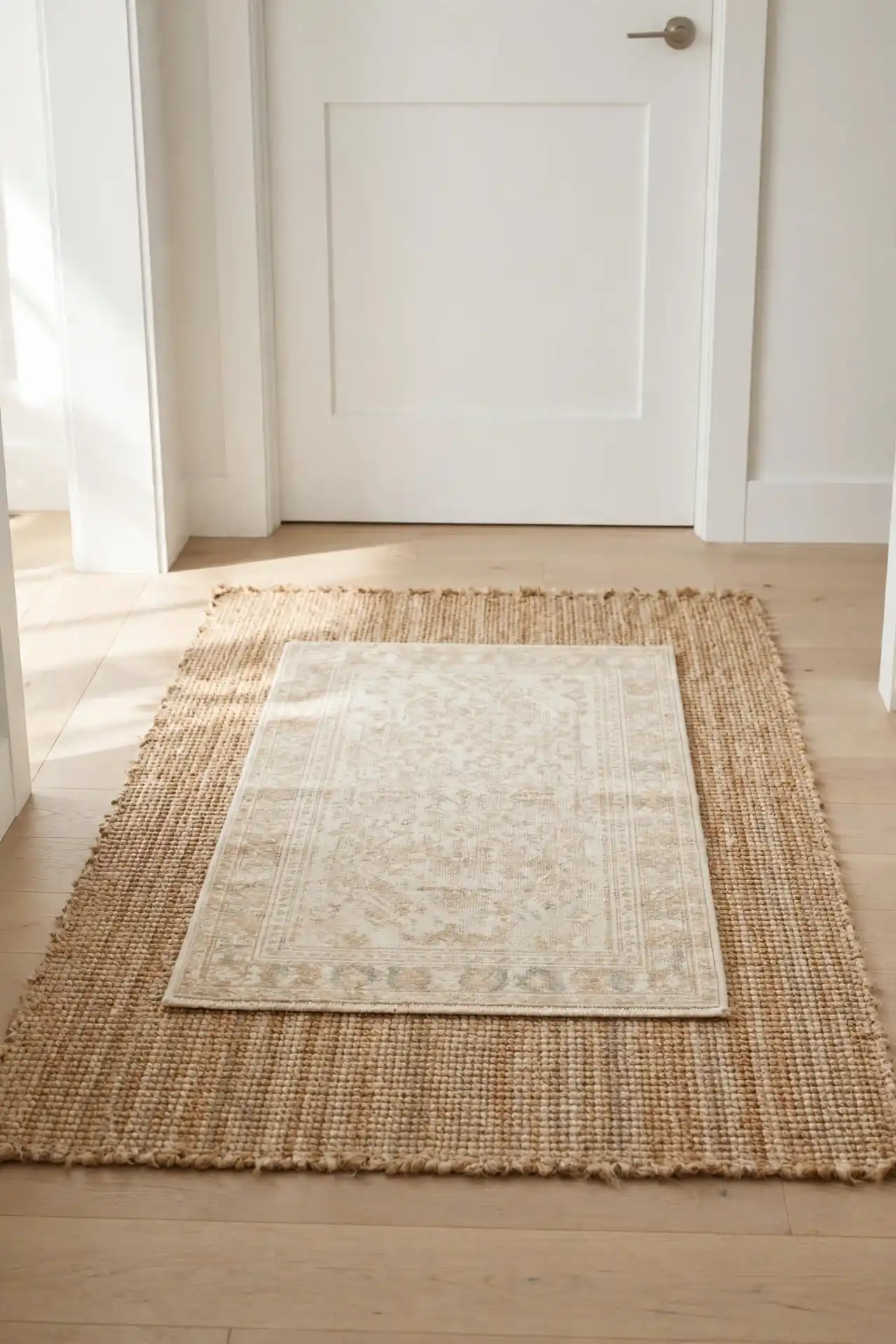 Layered Winter Rug