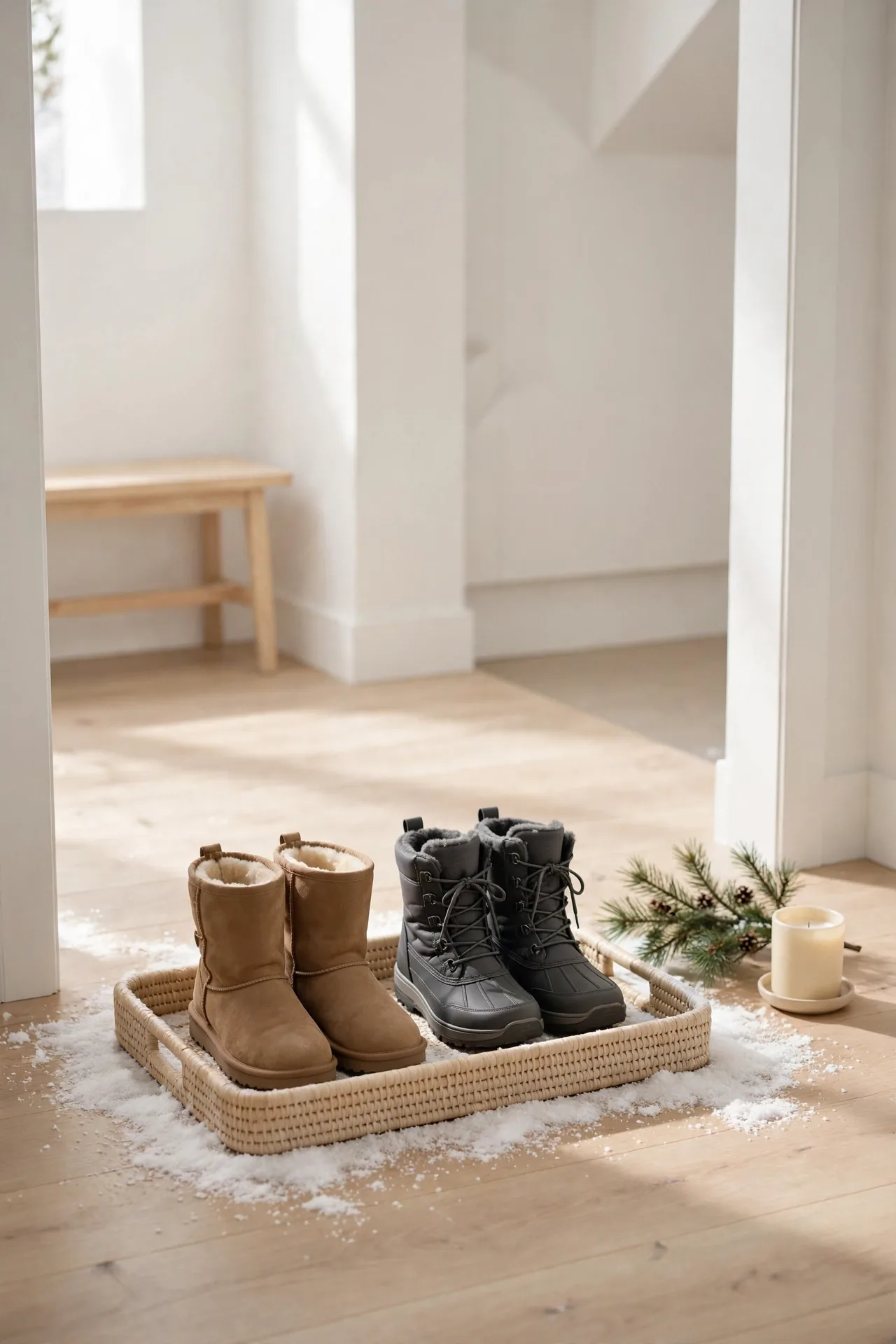 Snowy Boot Tray