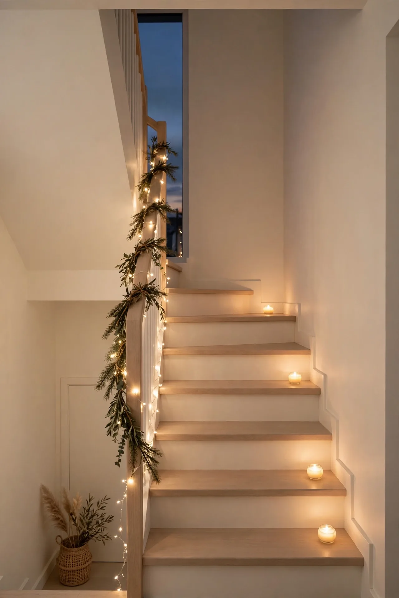 Twinkling Staircase Lights