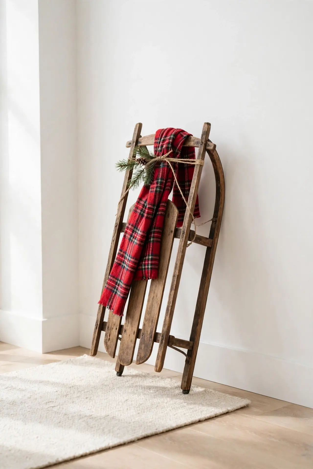 Vintage Sled Display