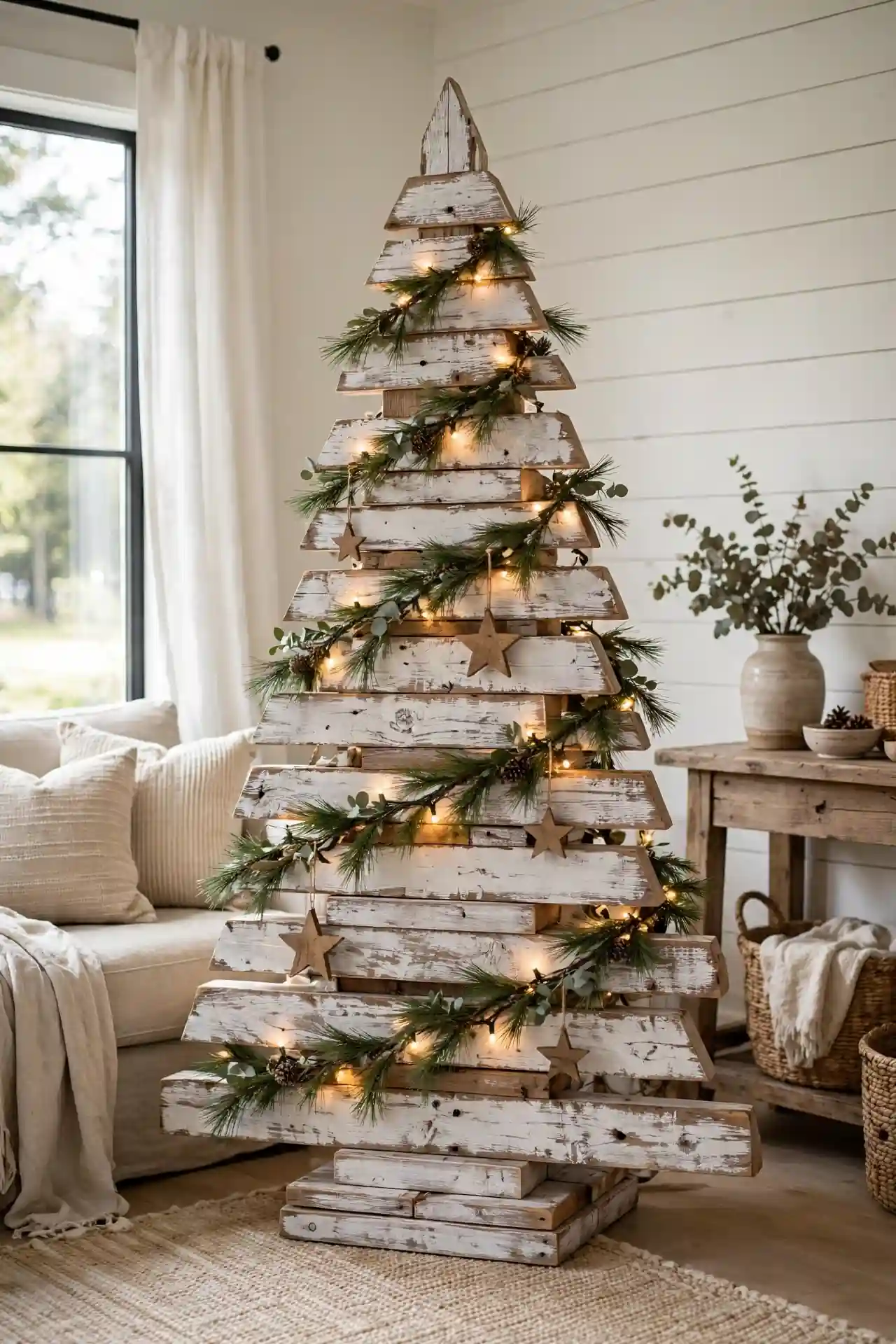 Distressed Wood Tree