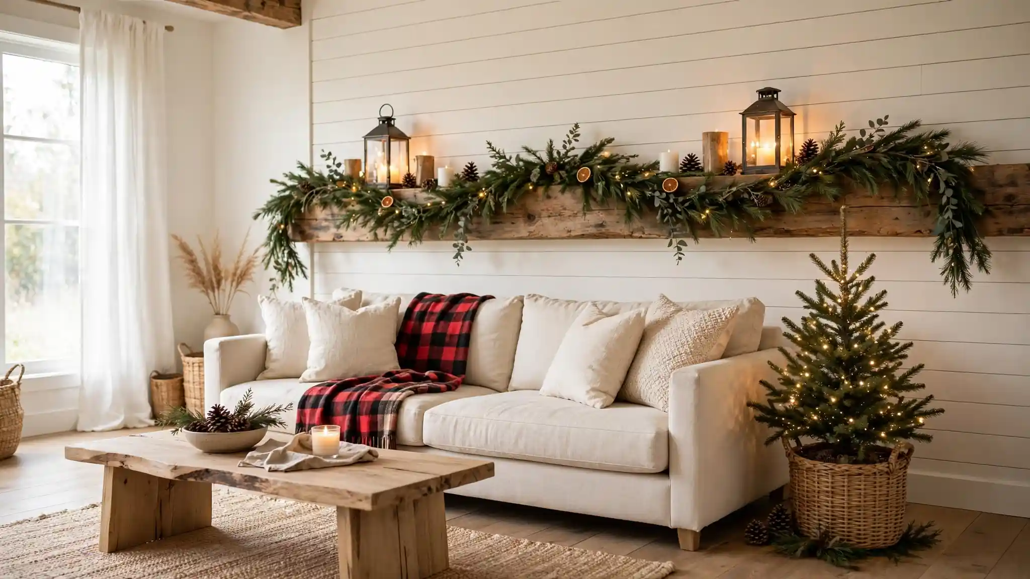 christmas farmhouse decor ideas