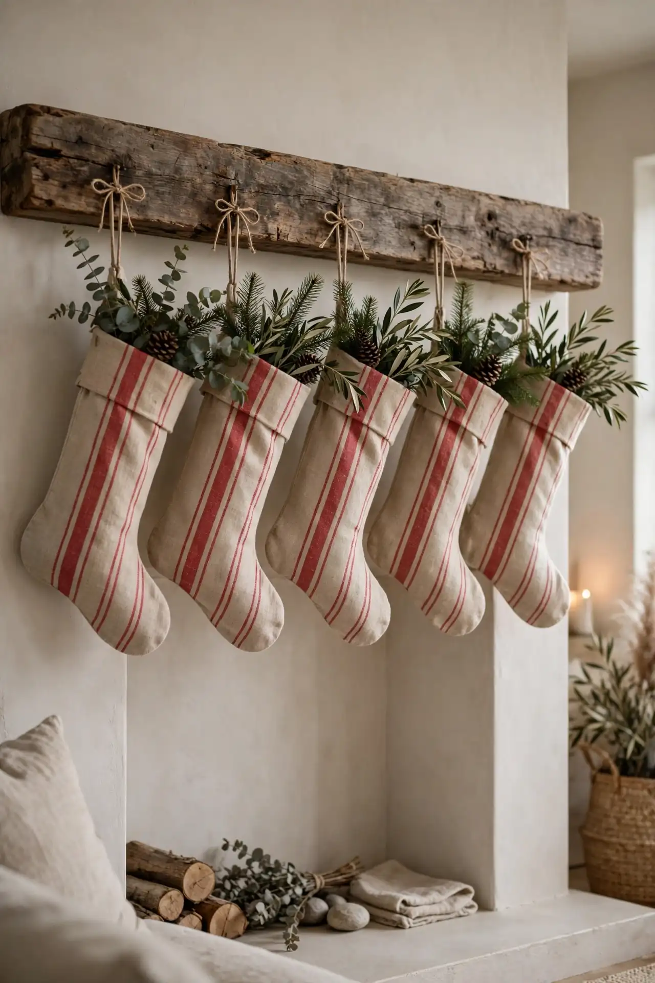 Grain Sack Stockings