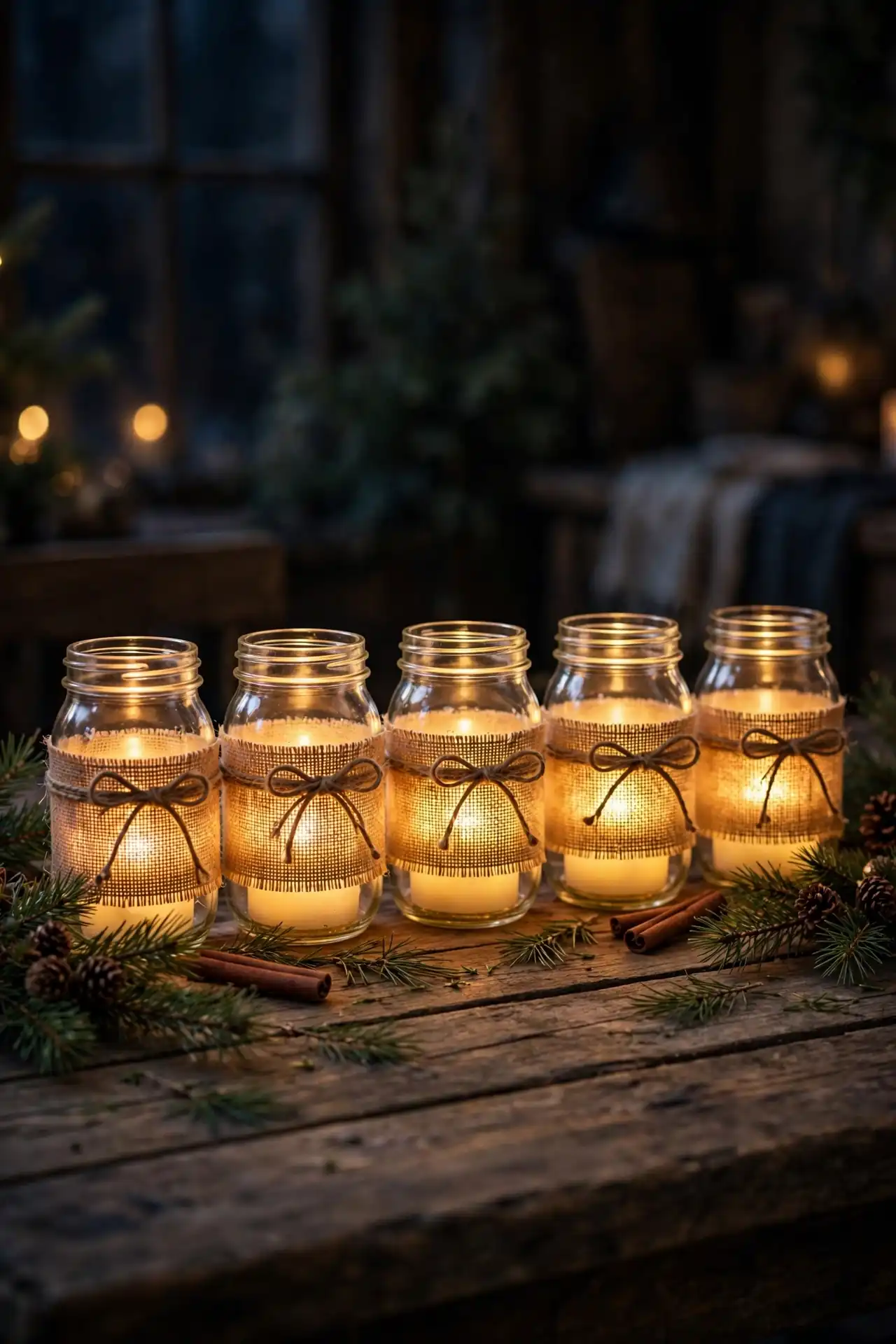 Mason Jar Luminaries
