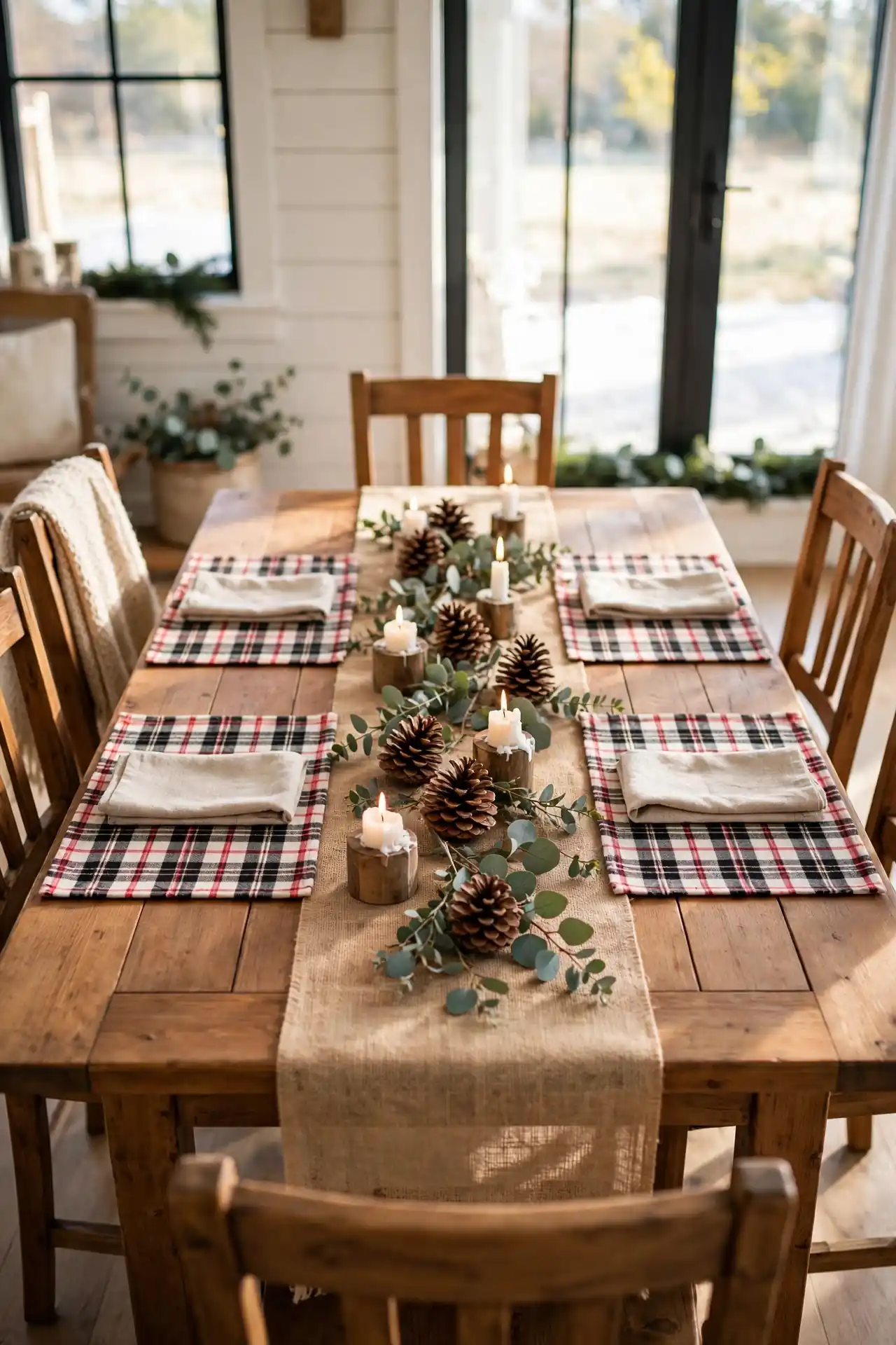 Pinecone Table Runner