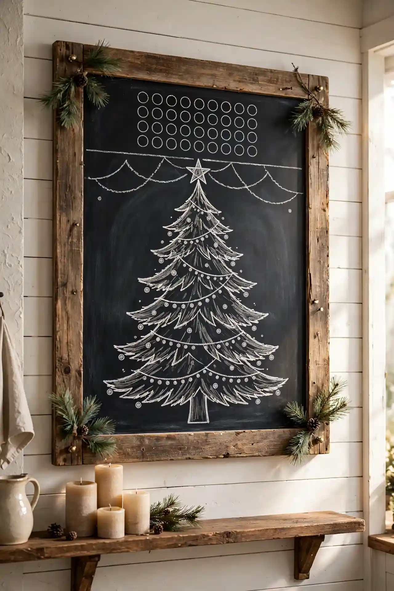 Rustic Chalkboard Countdown
