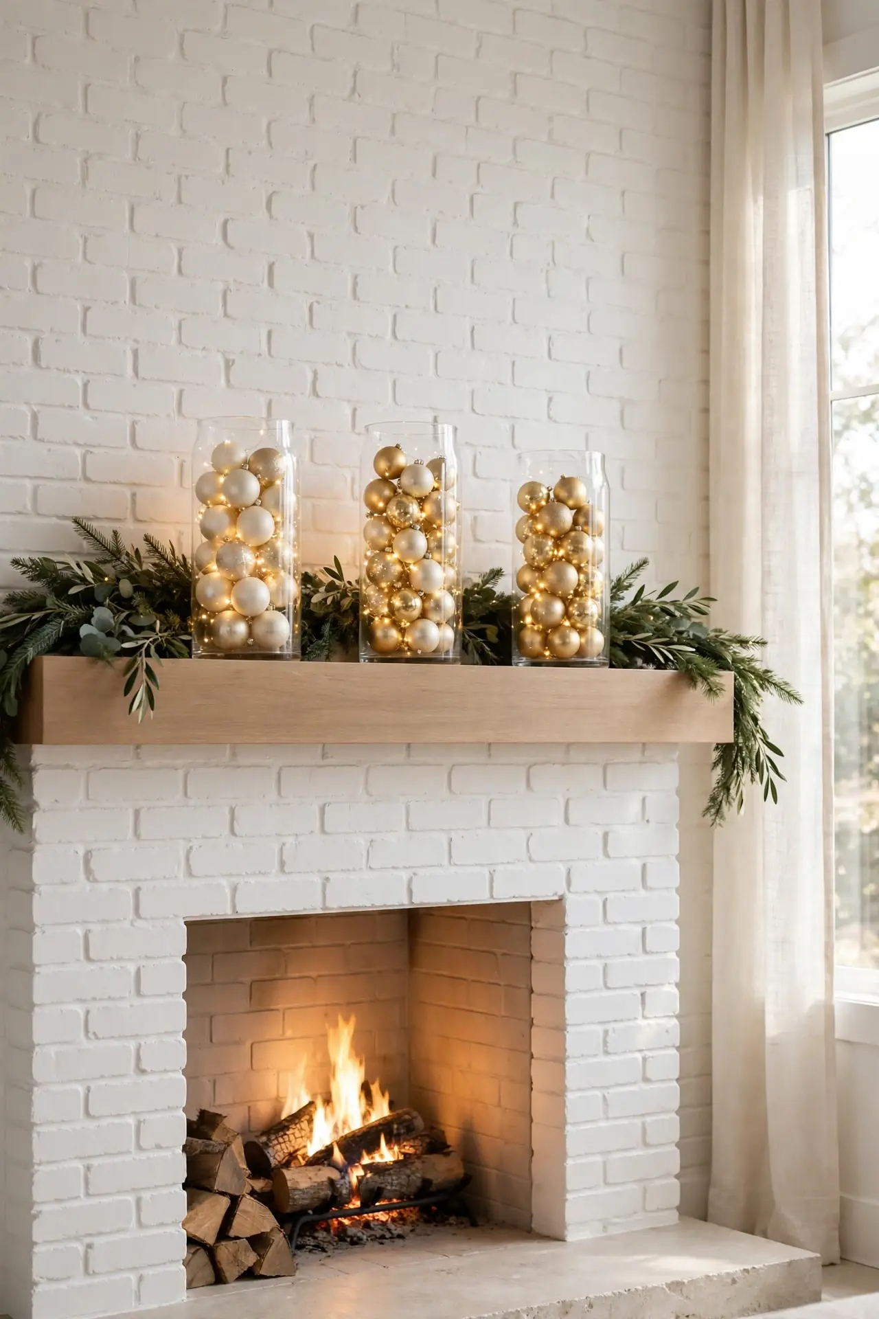 Ornament Filled Vases