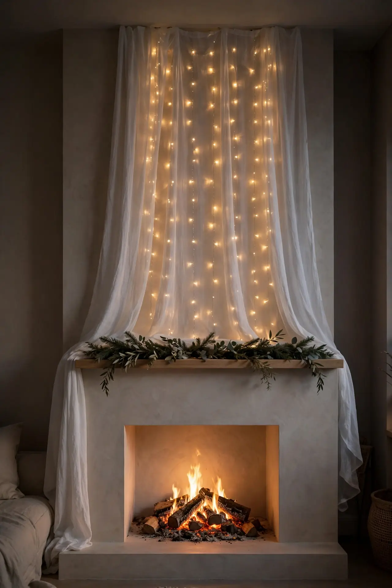 Twinkling Light Curtain