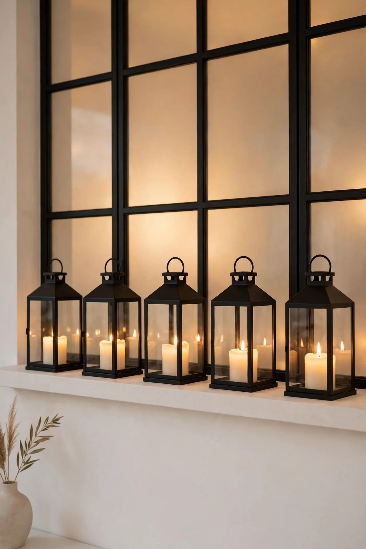 Candlelit Lantern Row