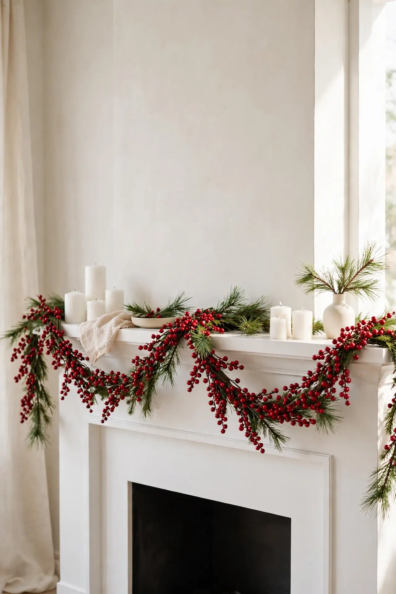 Classic Red Berry Garland