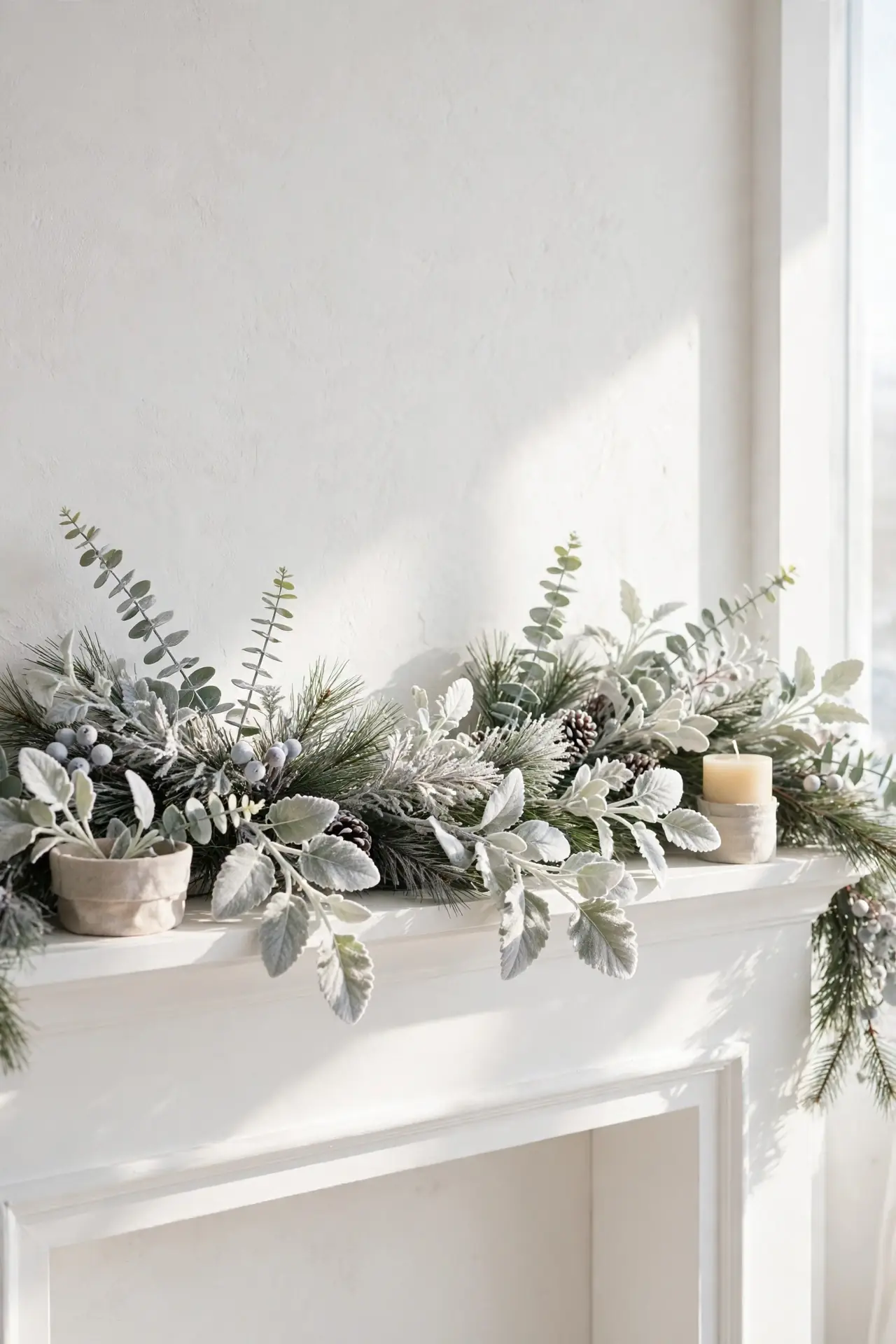 Frosted Eucalyptus Sprigs