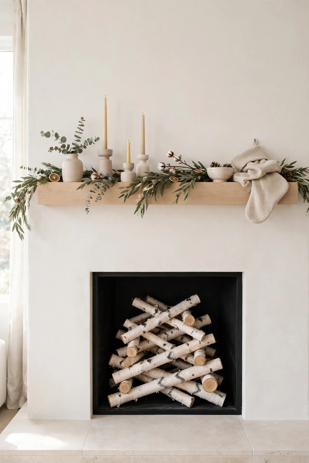 Natural Birch Logs