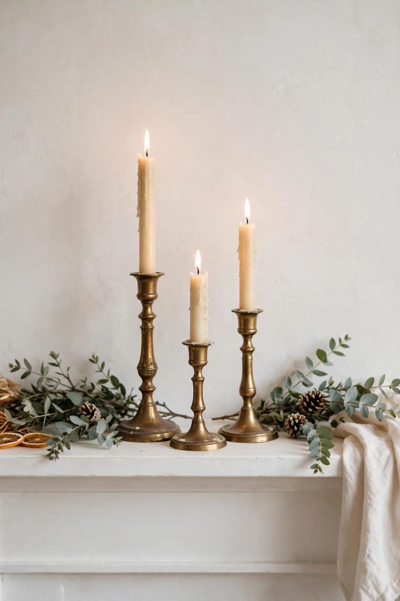 Vintage Brass Candlesticks