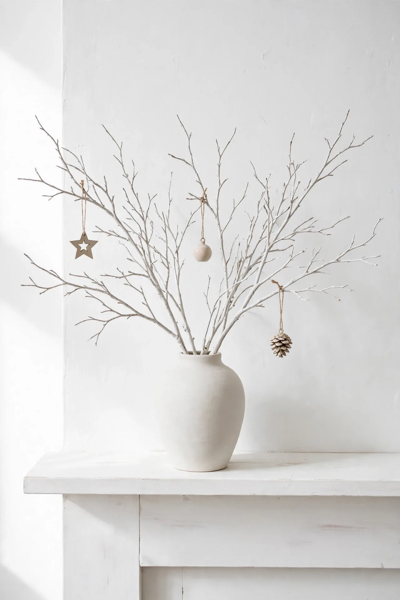 Whitewashed Winter Branches