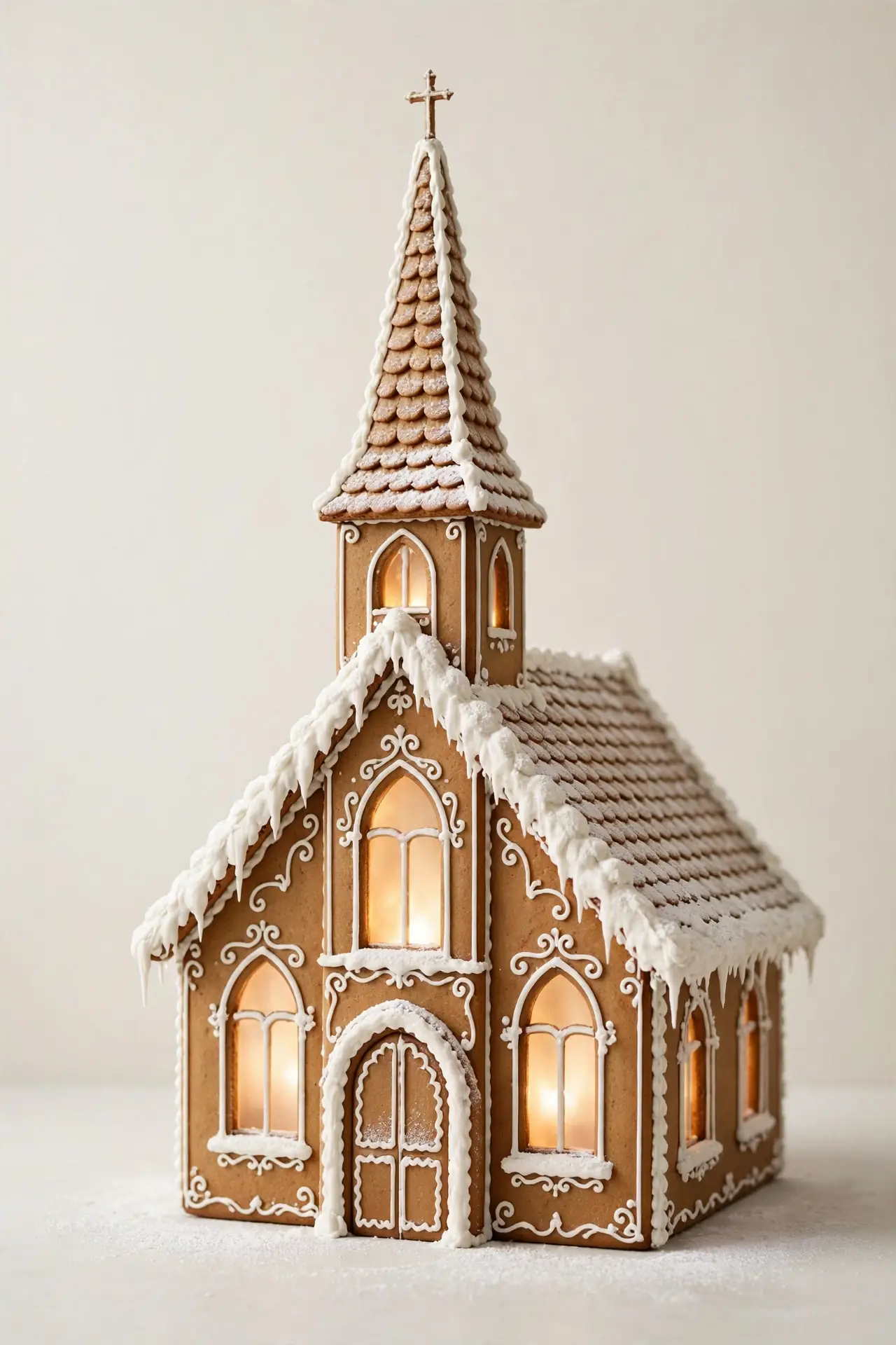 Gingerbread Church Glow