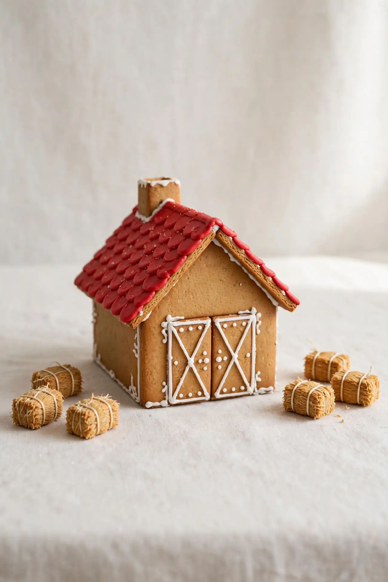 Miniature Gingerbread Barn