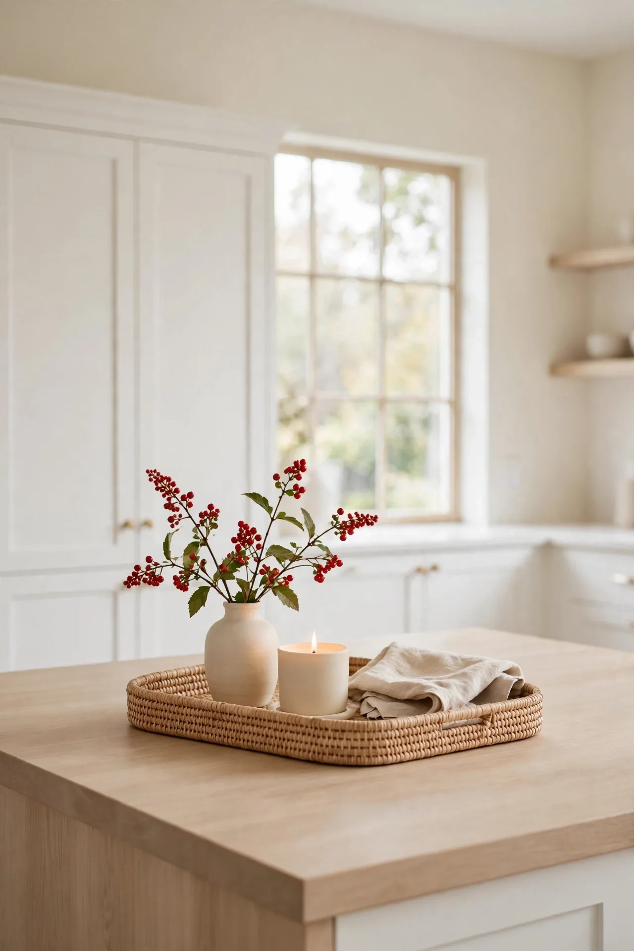 Red Berry Vignette
