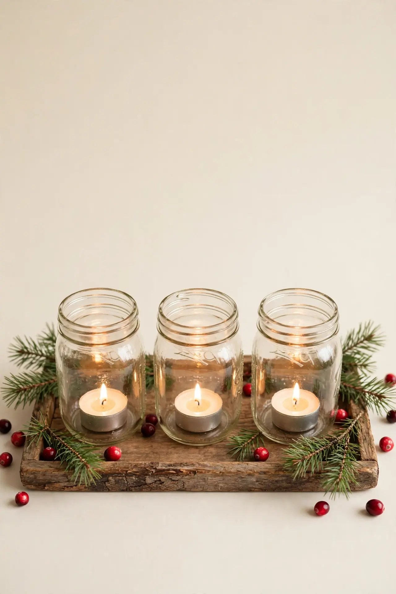Glowing Tealight Display