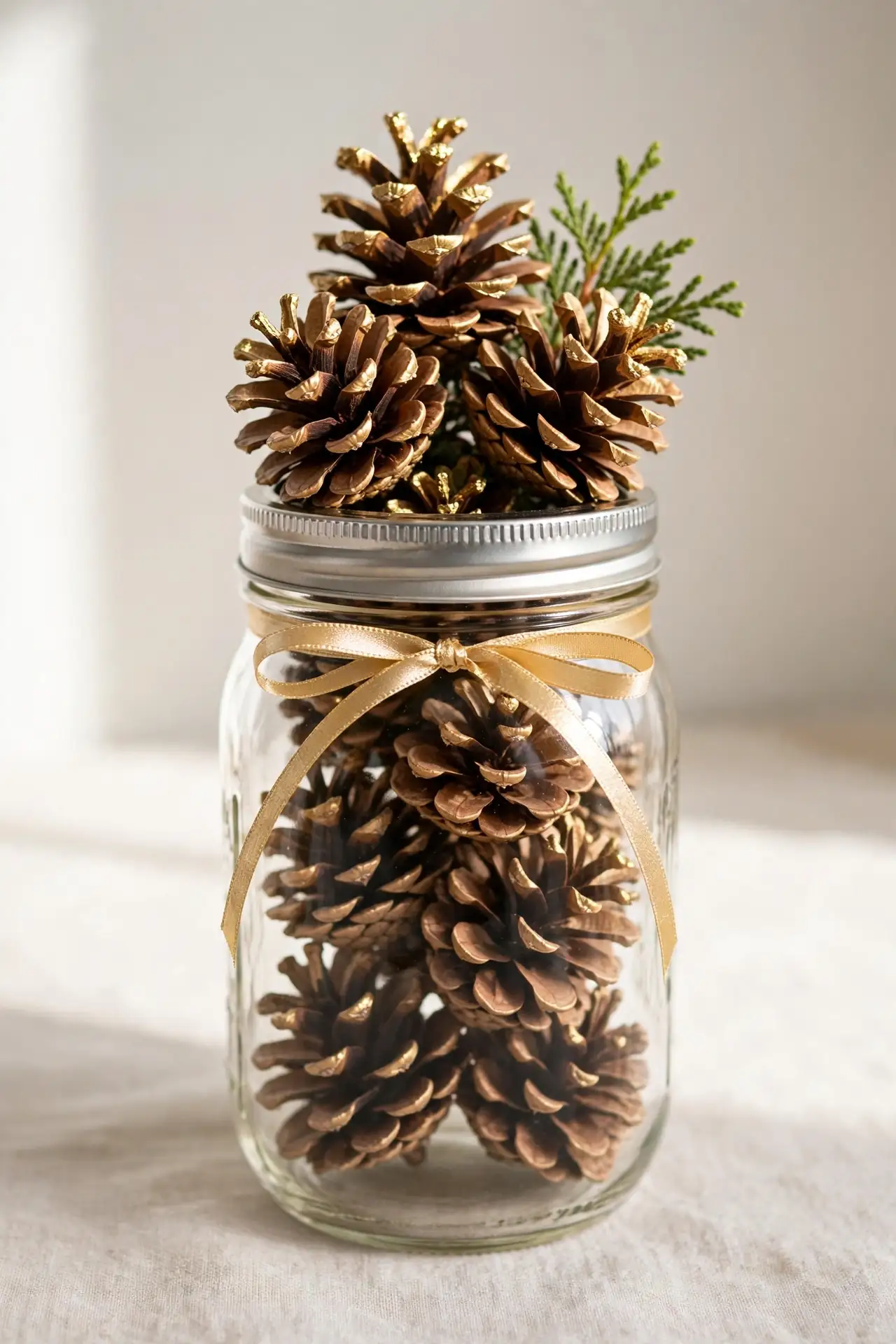 Gold Pinecone Tops