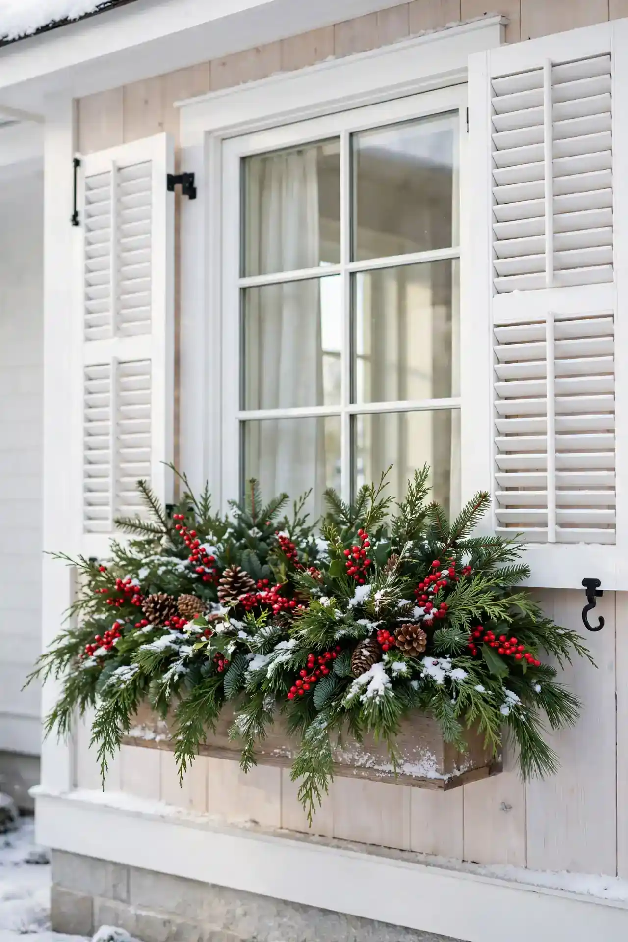 Evergreen Window Boxes