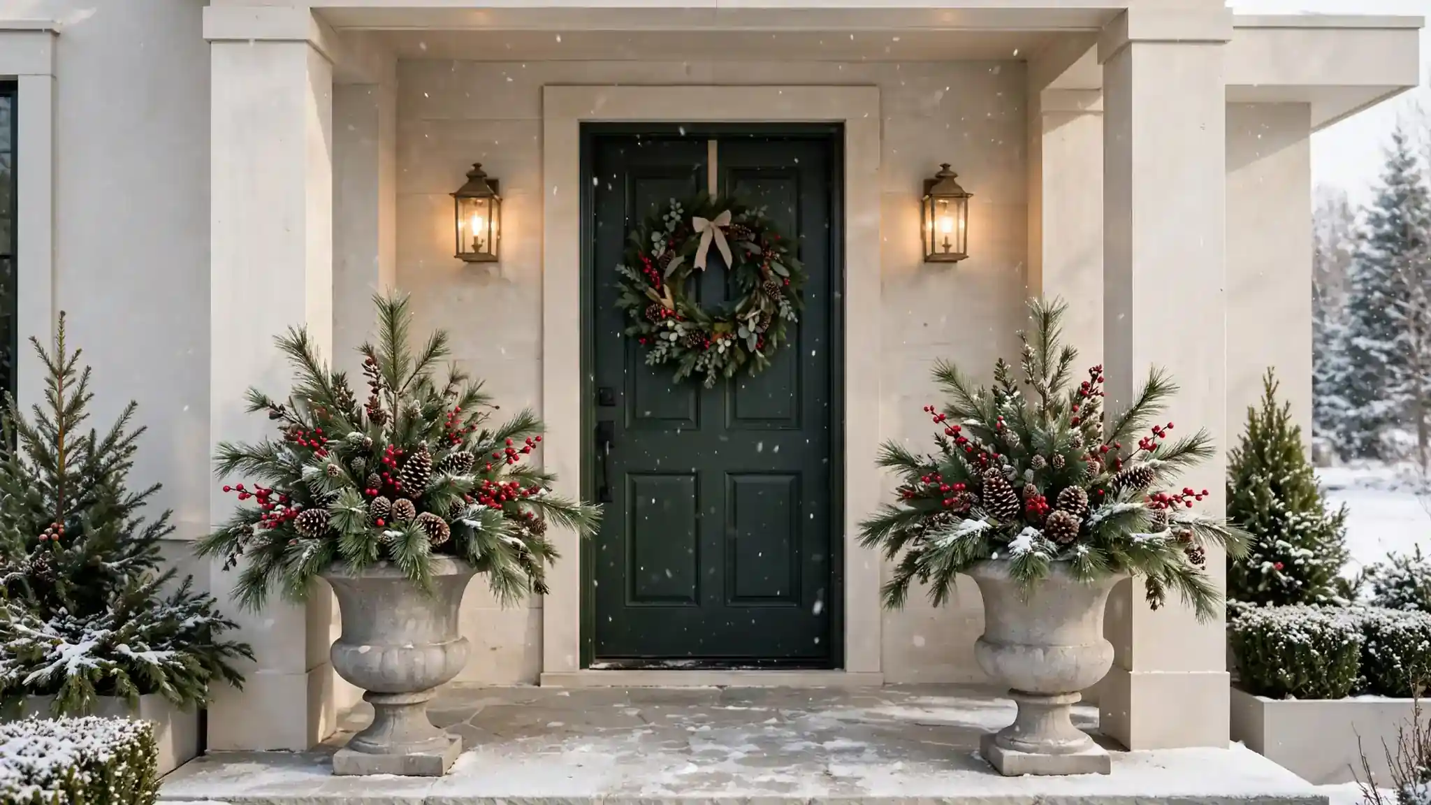 christmas planter ideas