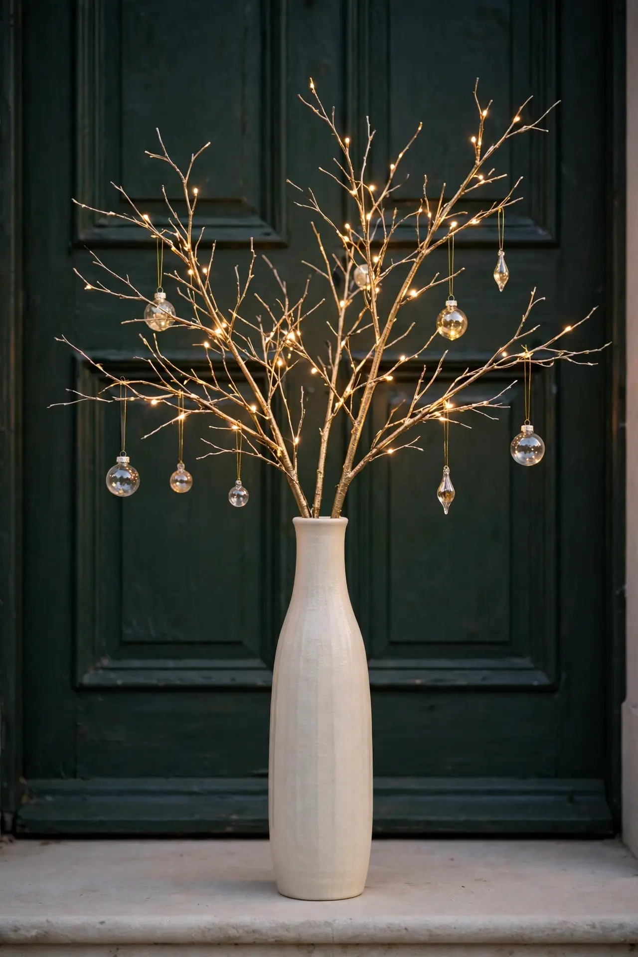 Gilded Branch Vases