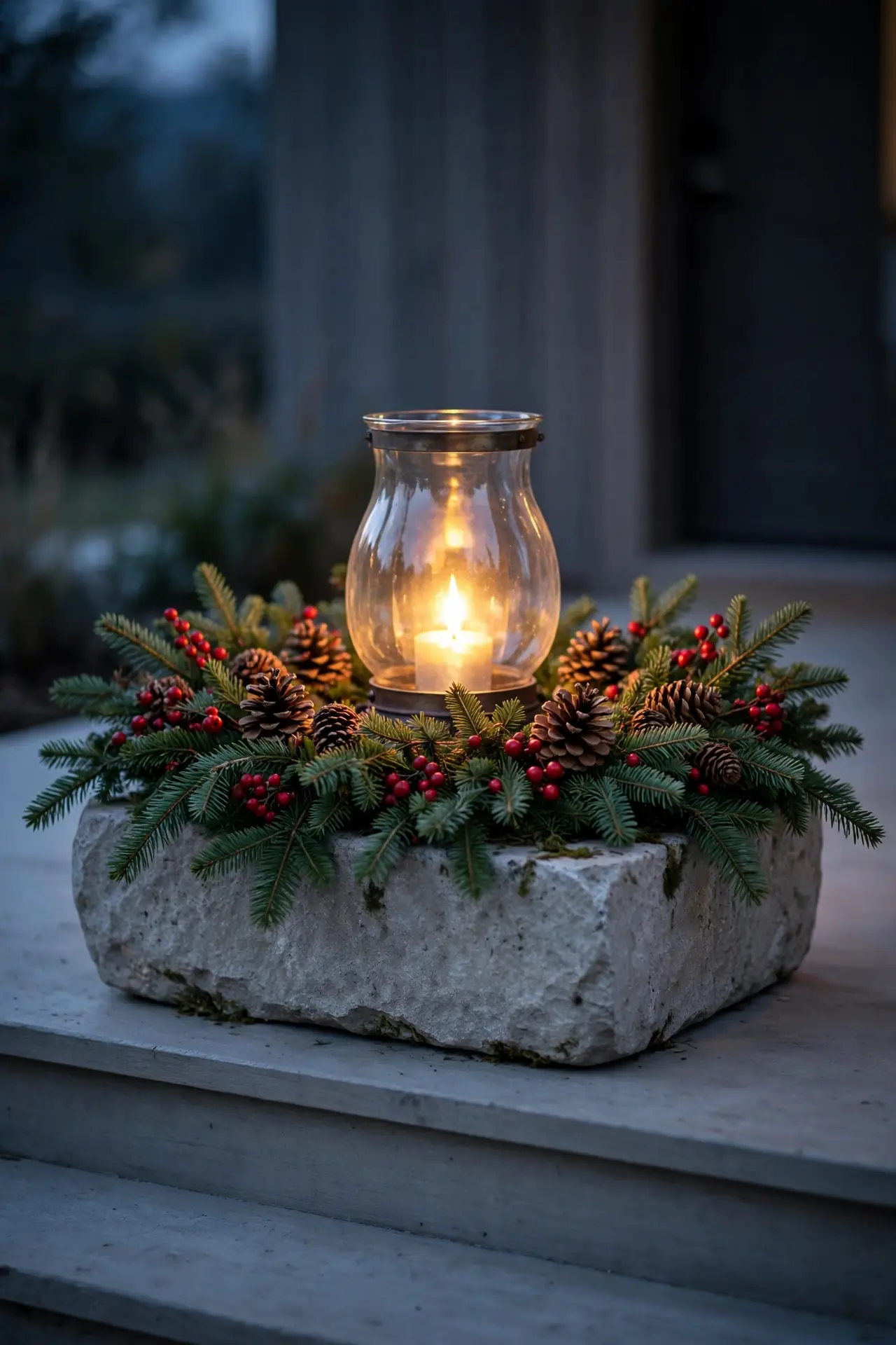 Lantern Glow Planters