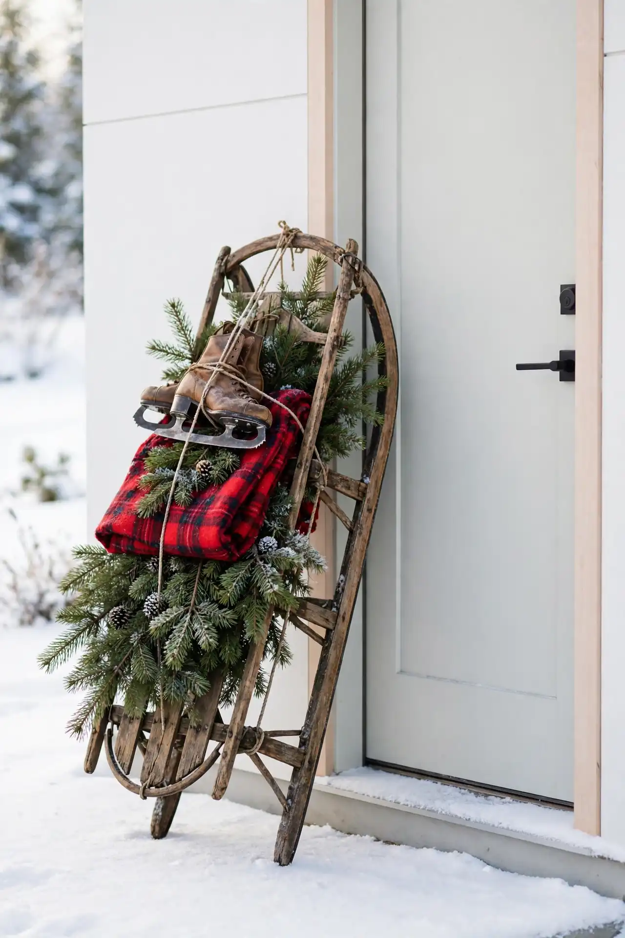Vintage Sled Planter