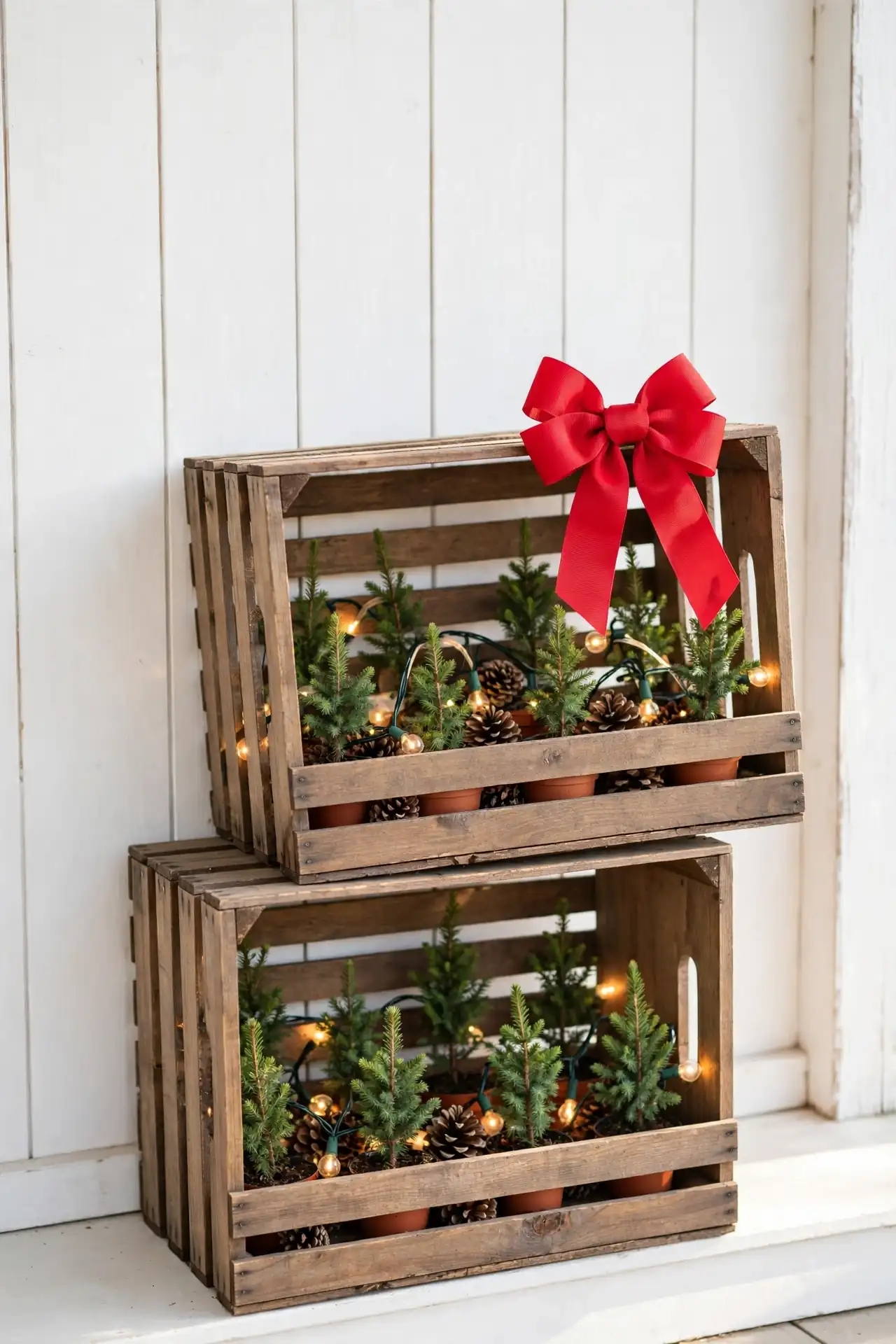 Wooden Crate Display