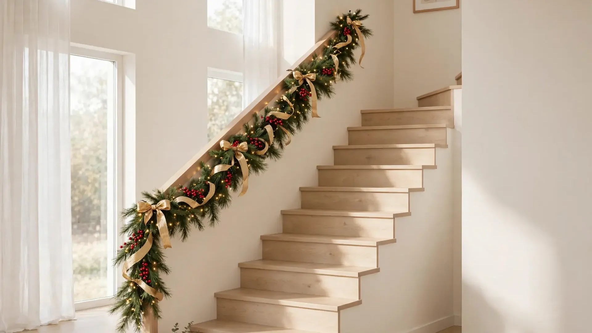 christmas staircase ideas