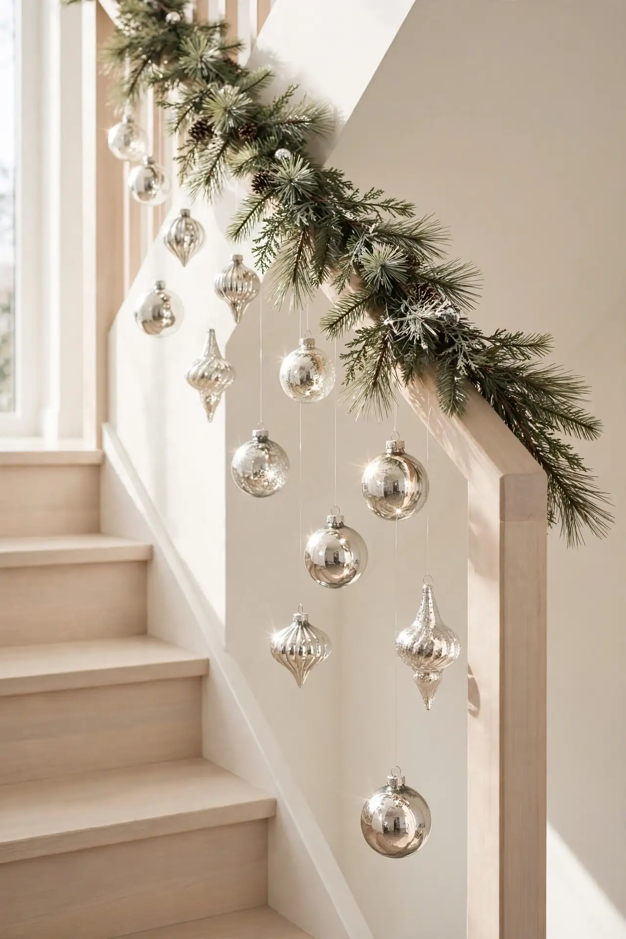 Silver Ornament Drape