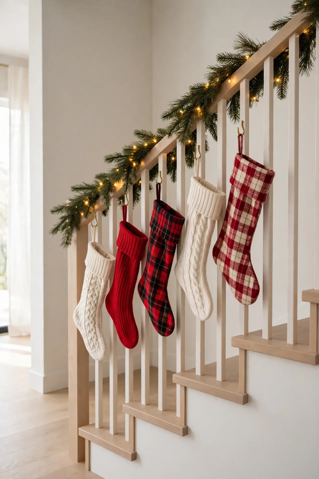Stocking Hung Rail