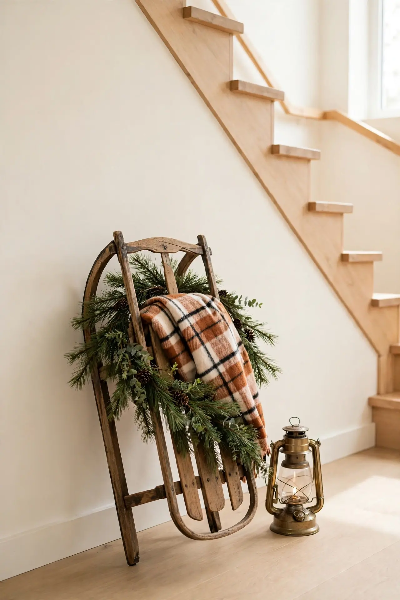 Vintage Sled Display