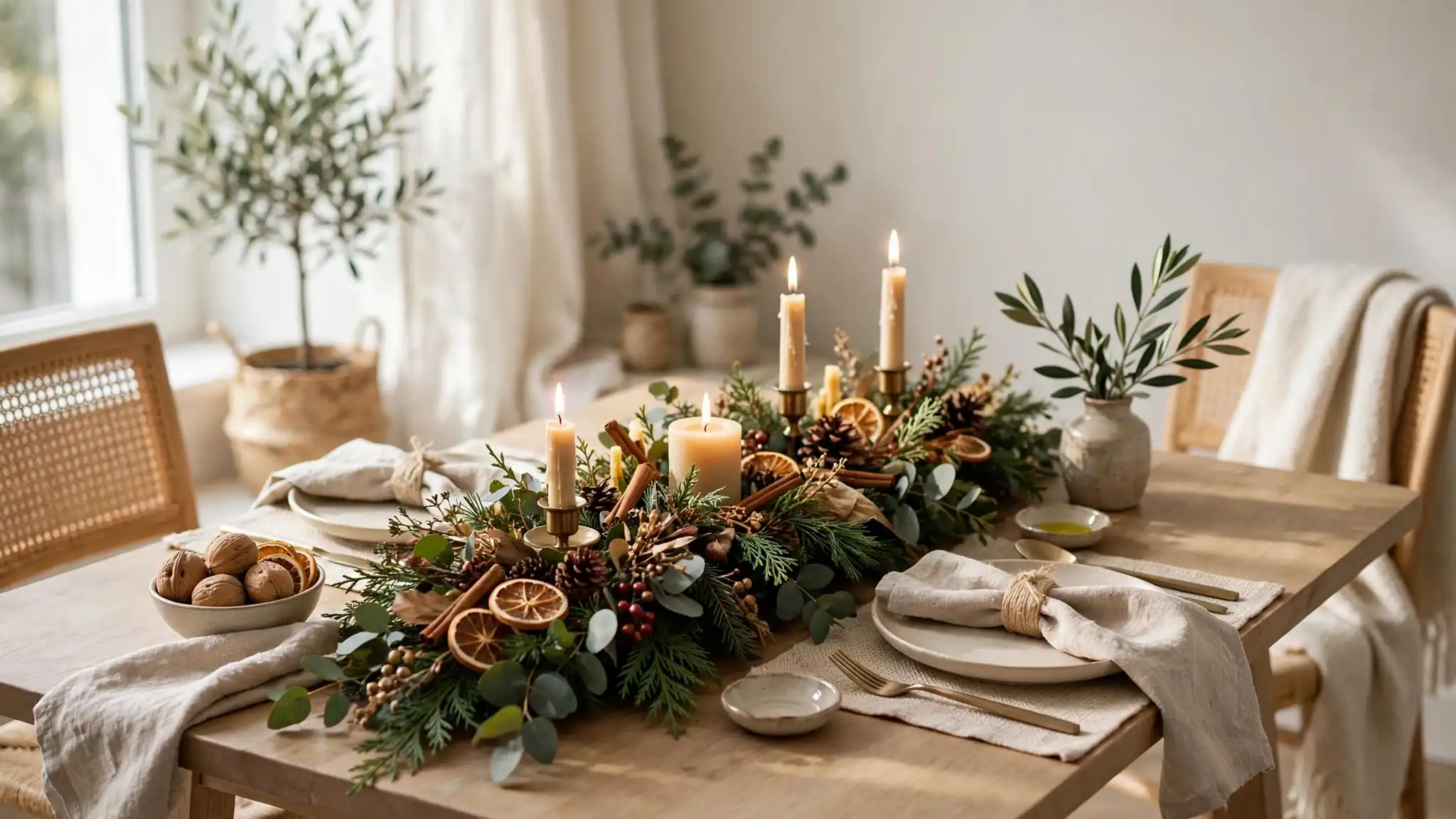 christmas table centerpiece ideas for small spaces