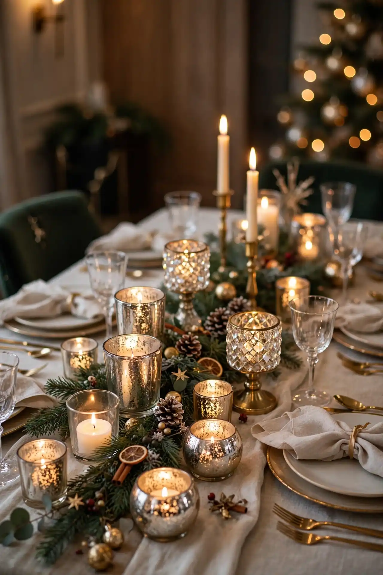 Mercury Glass Votives