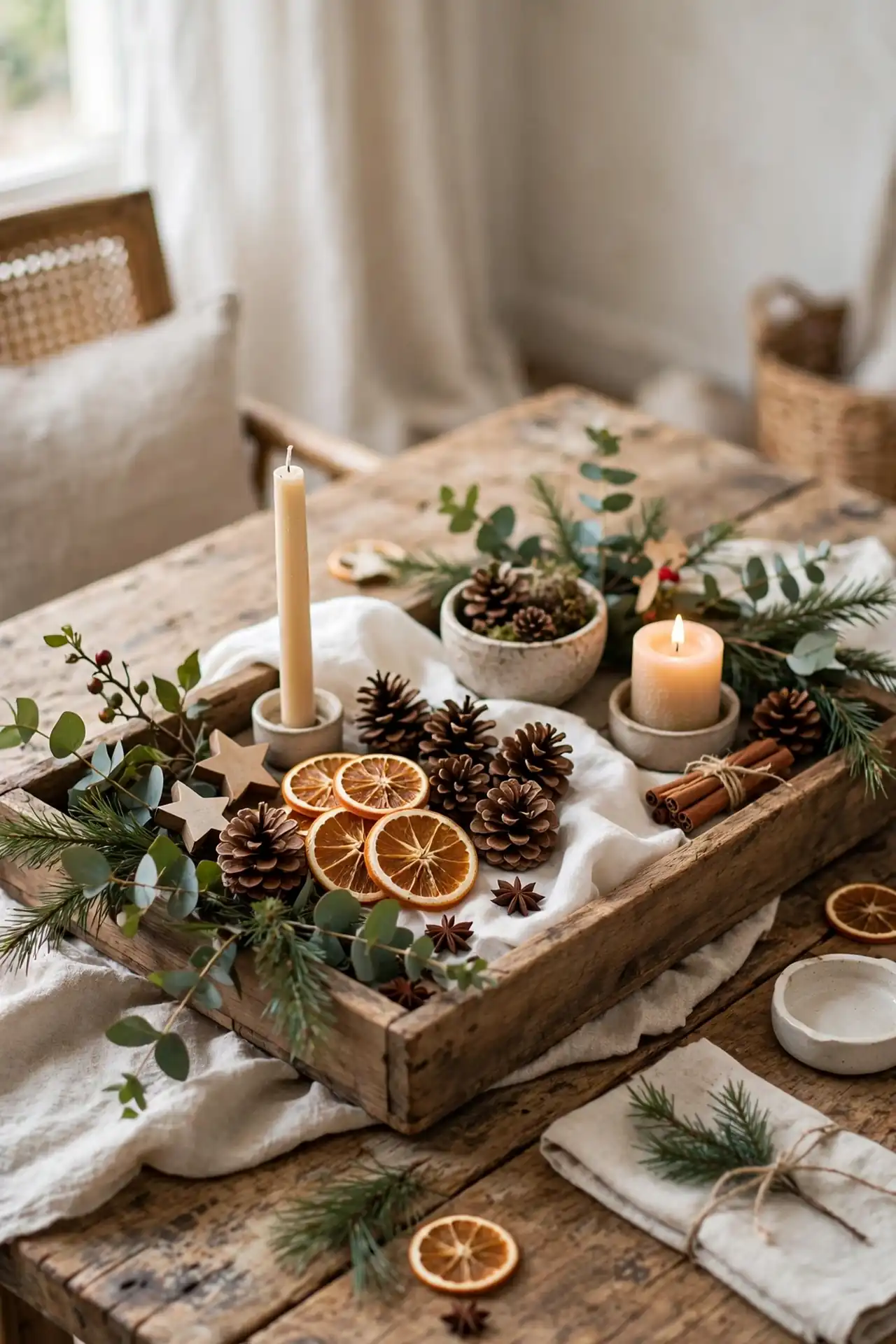 Wooden Tray Display