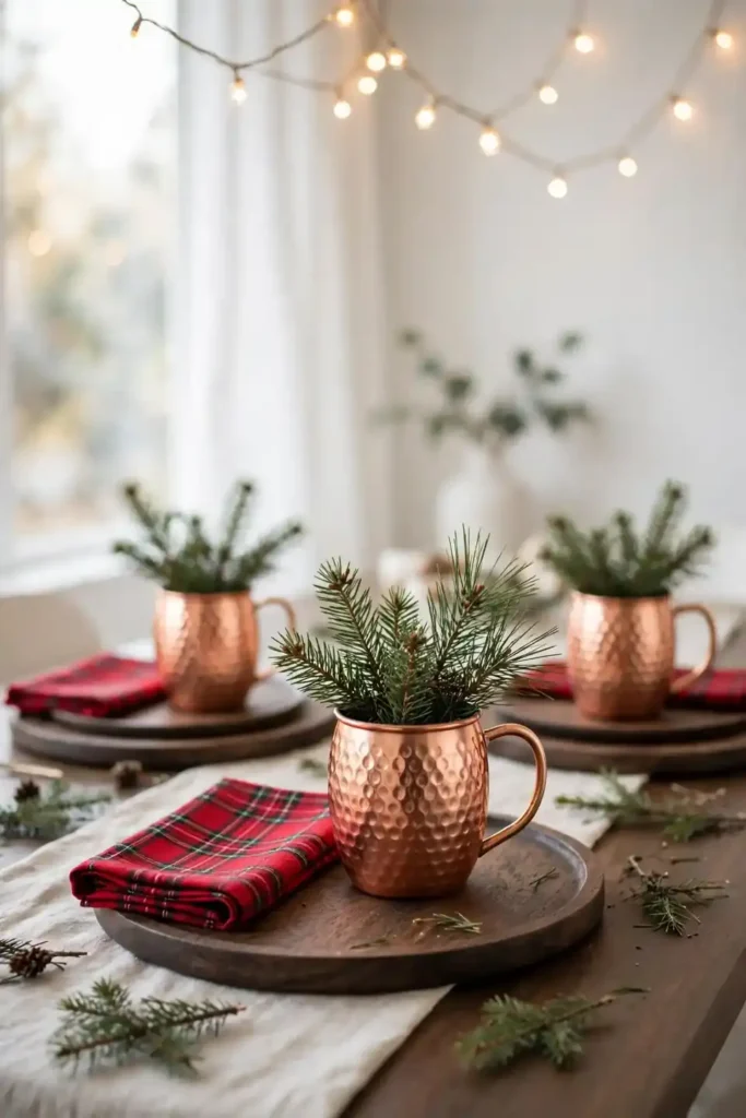 Copper Mug Place Settings