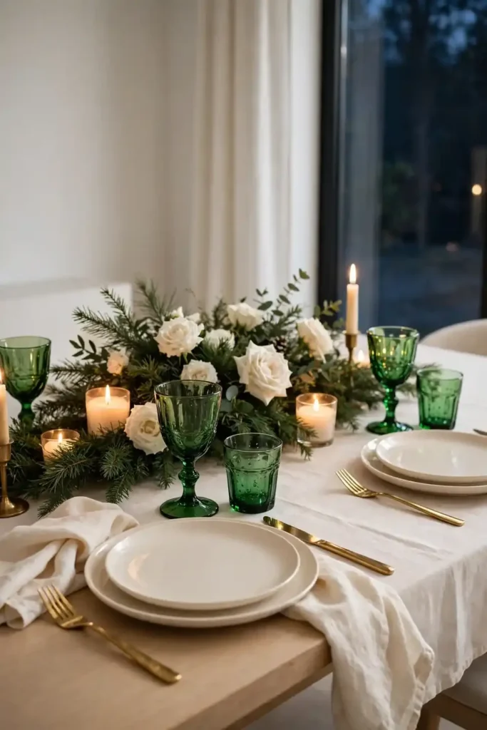 Emerald Glassware Pairings
