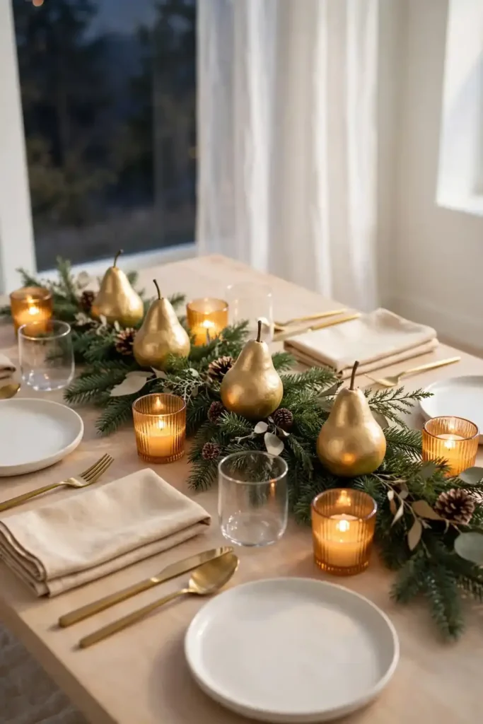 Gilded Pear Accents