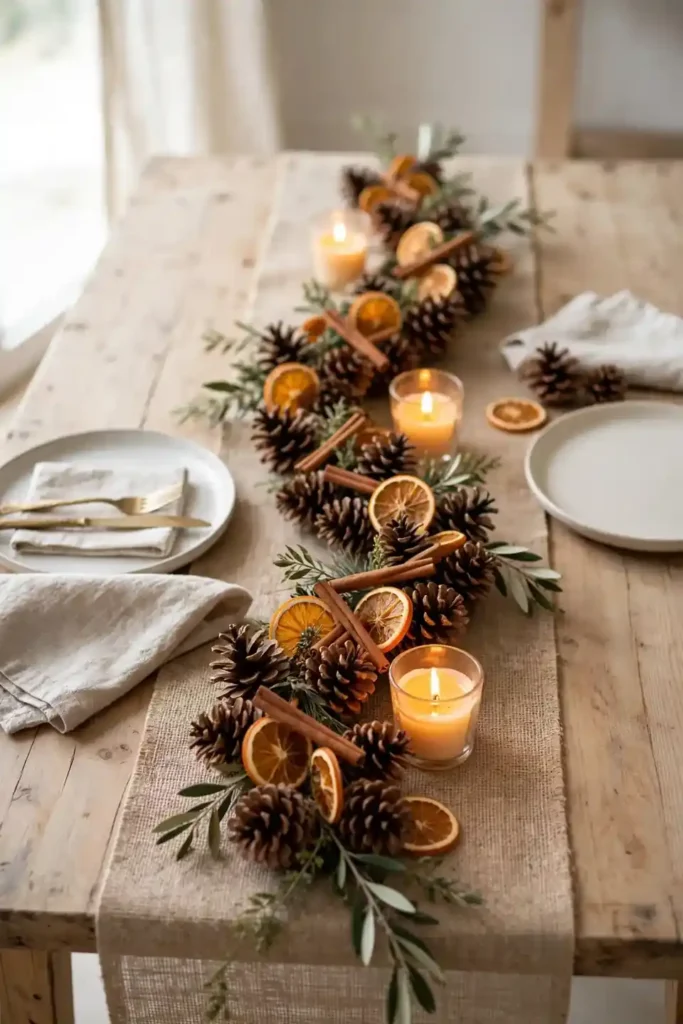 Pinecone Garland Trails