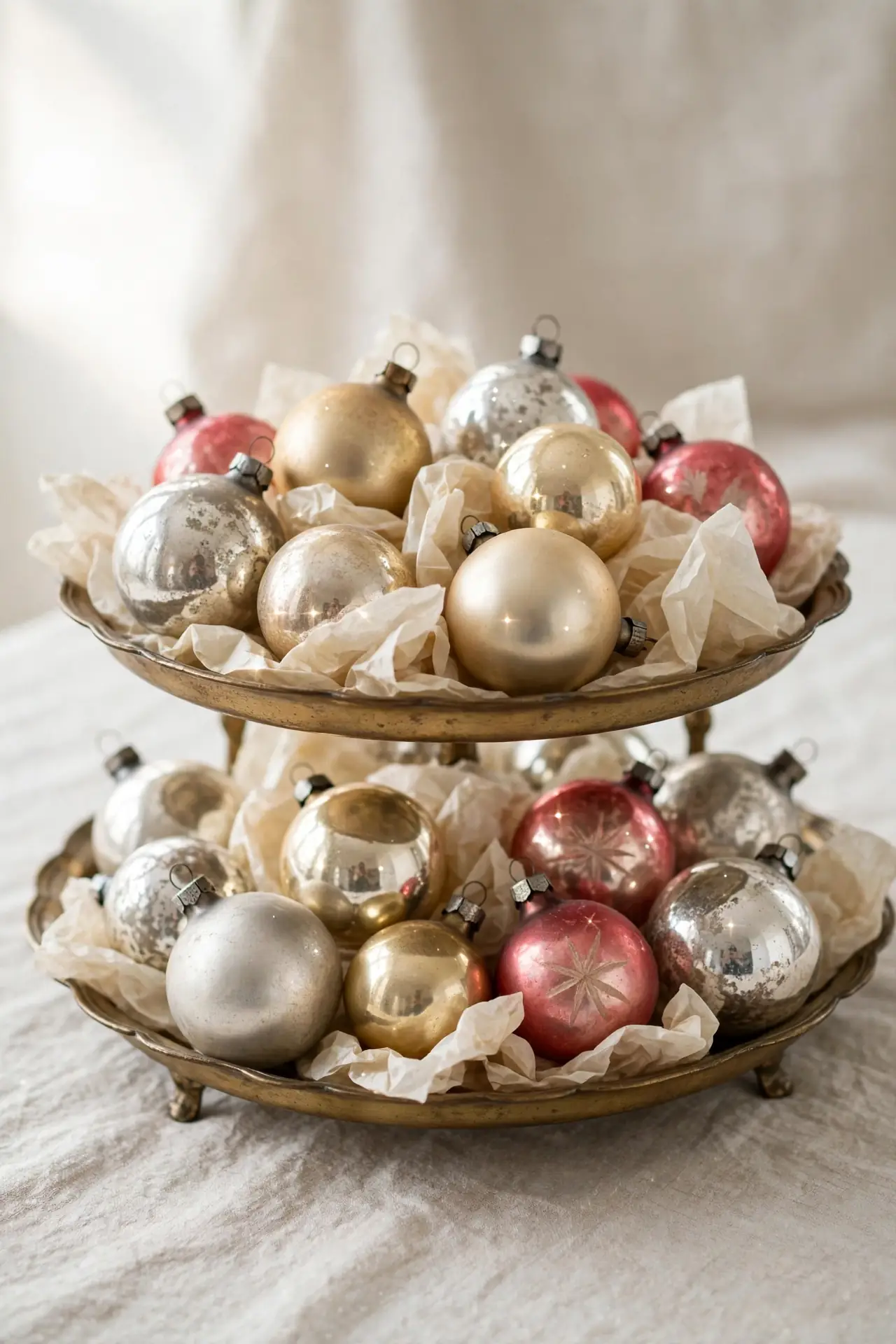 Vintage Ornament Trio