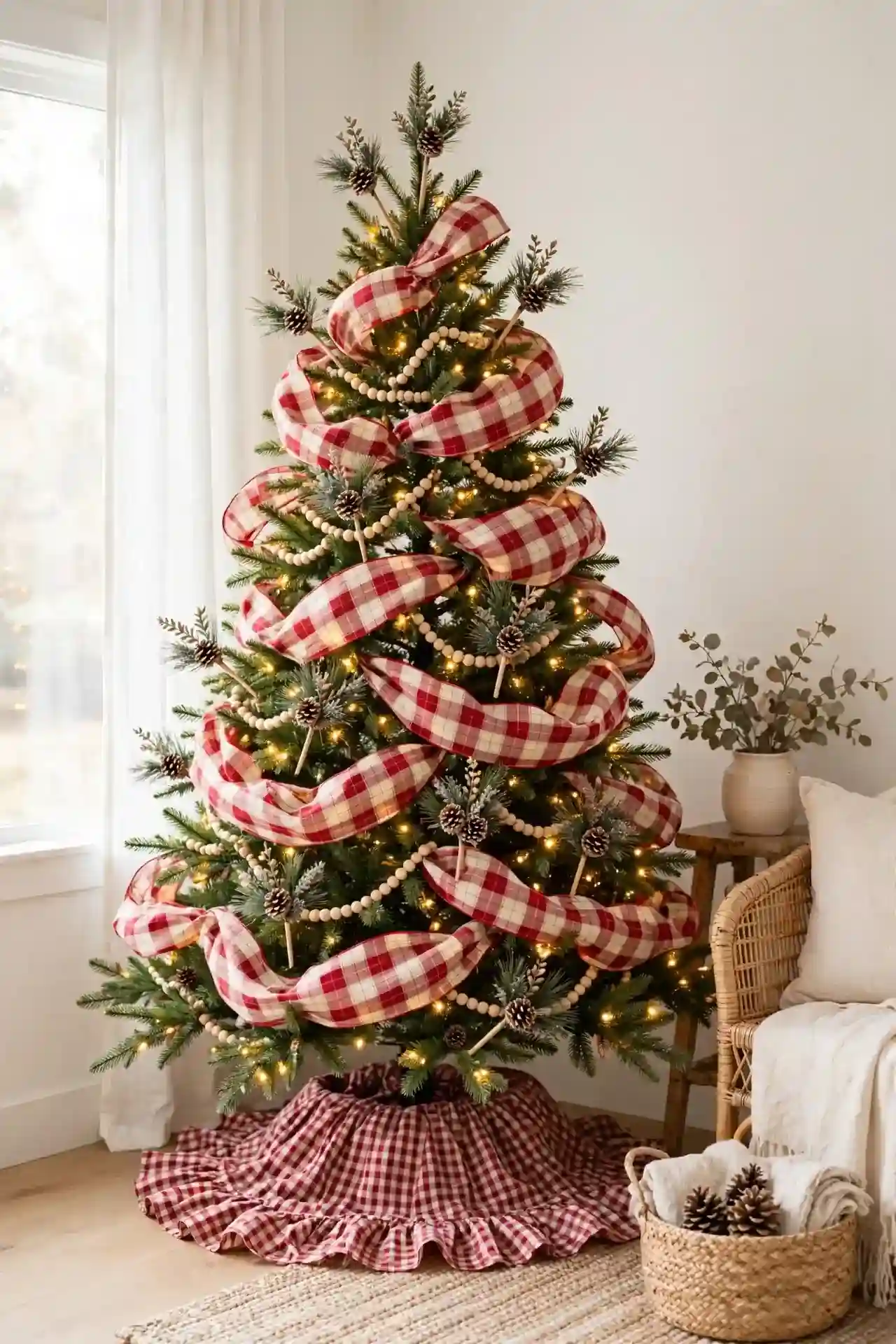 Plaid Ribbon Wraps