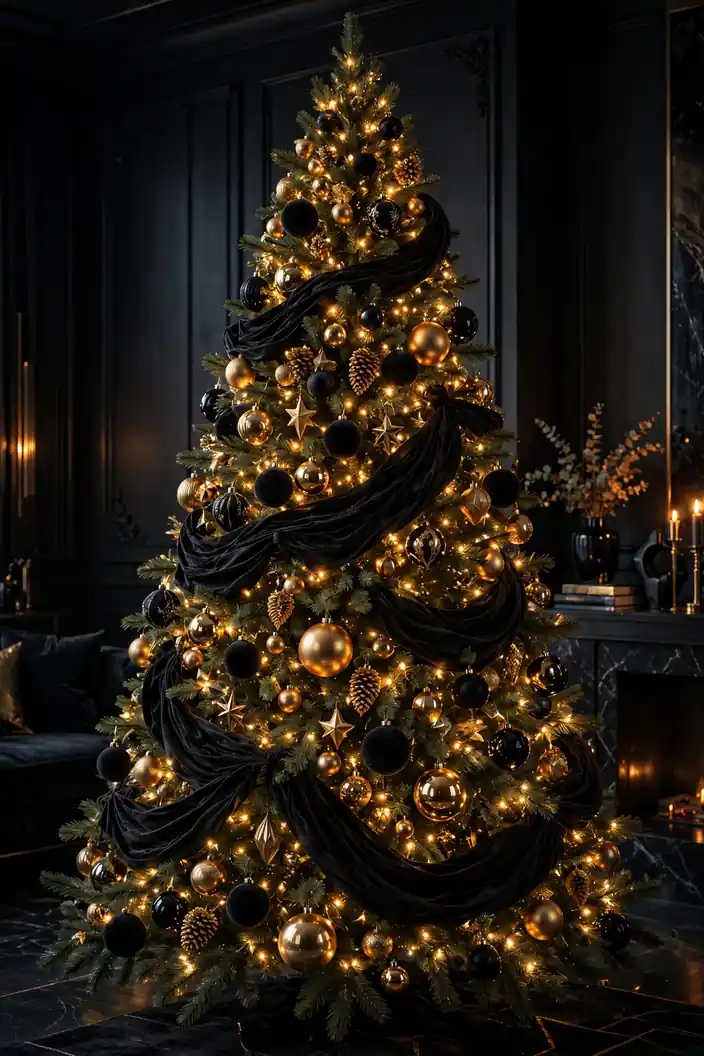 Black and Gold Drama