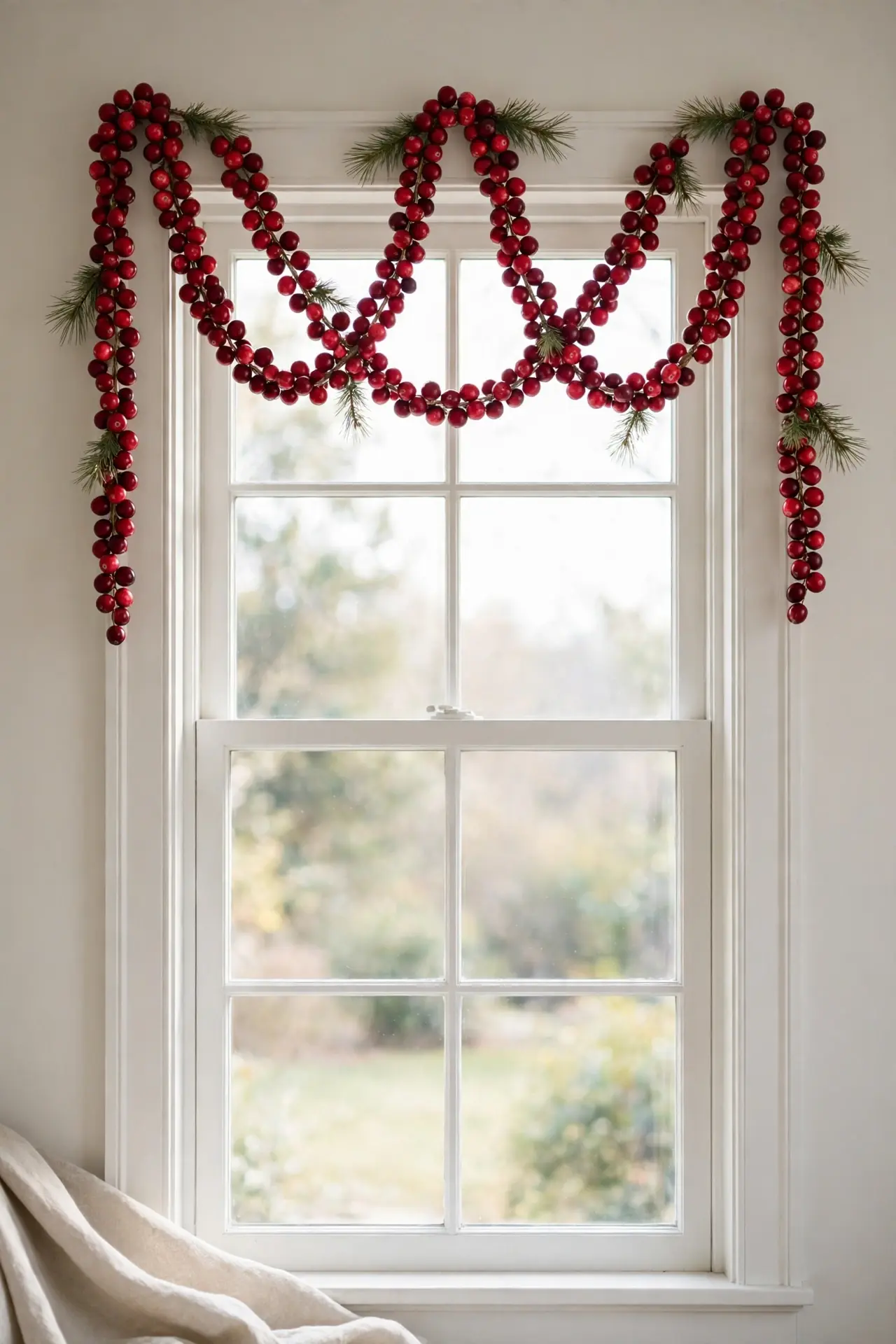 Cranberry Strand Window Drape