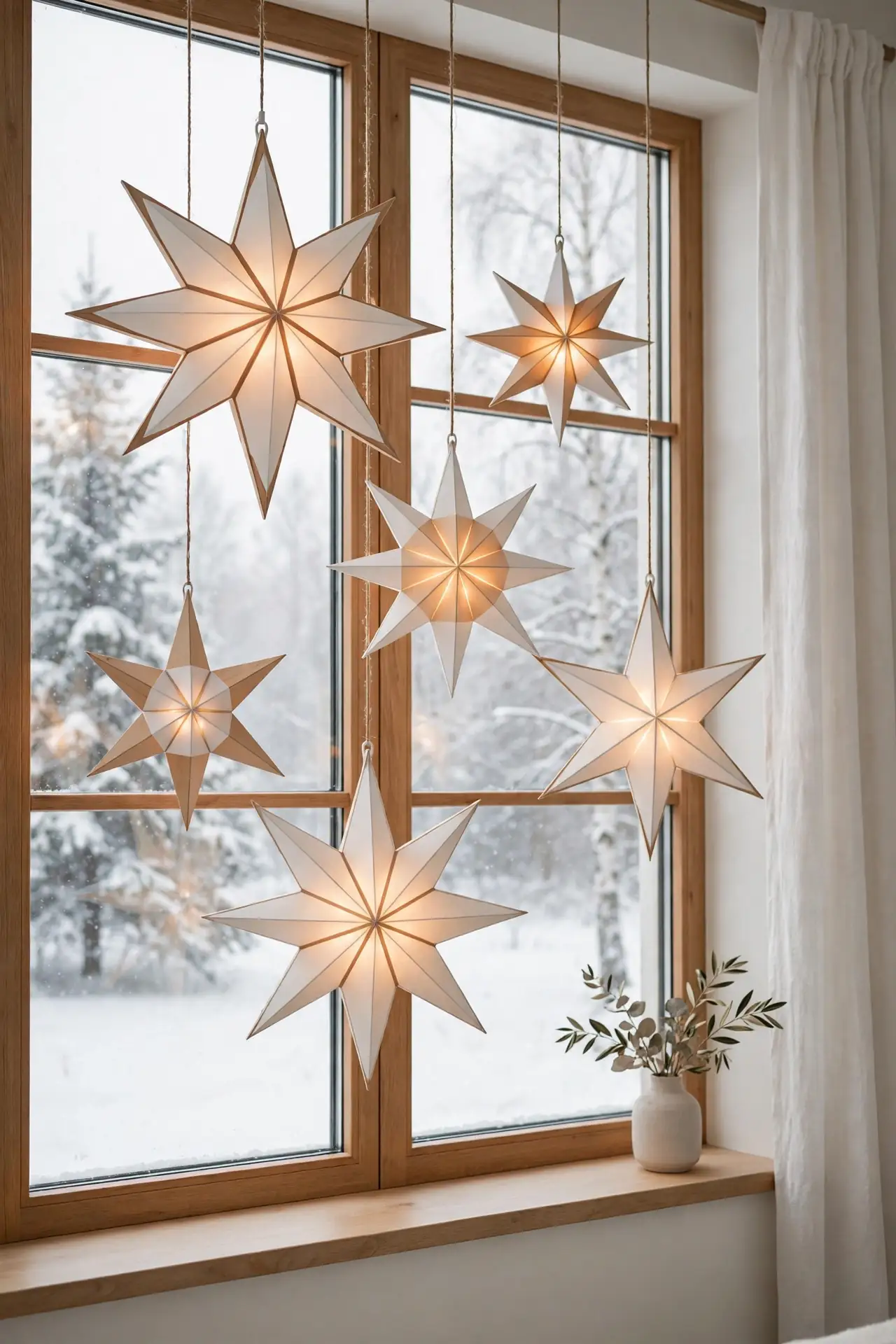 Nordic Star Window Pendants