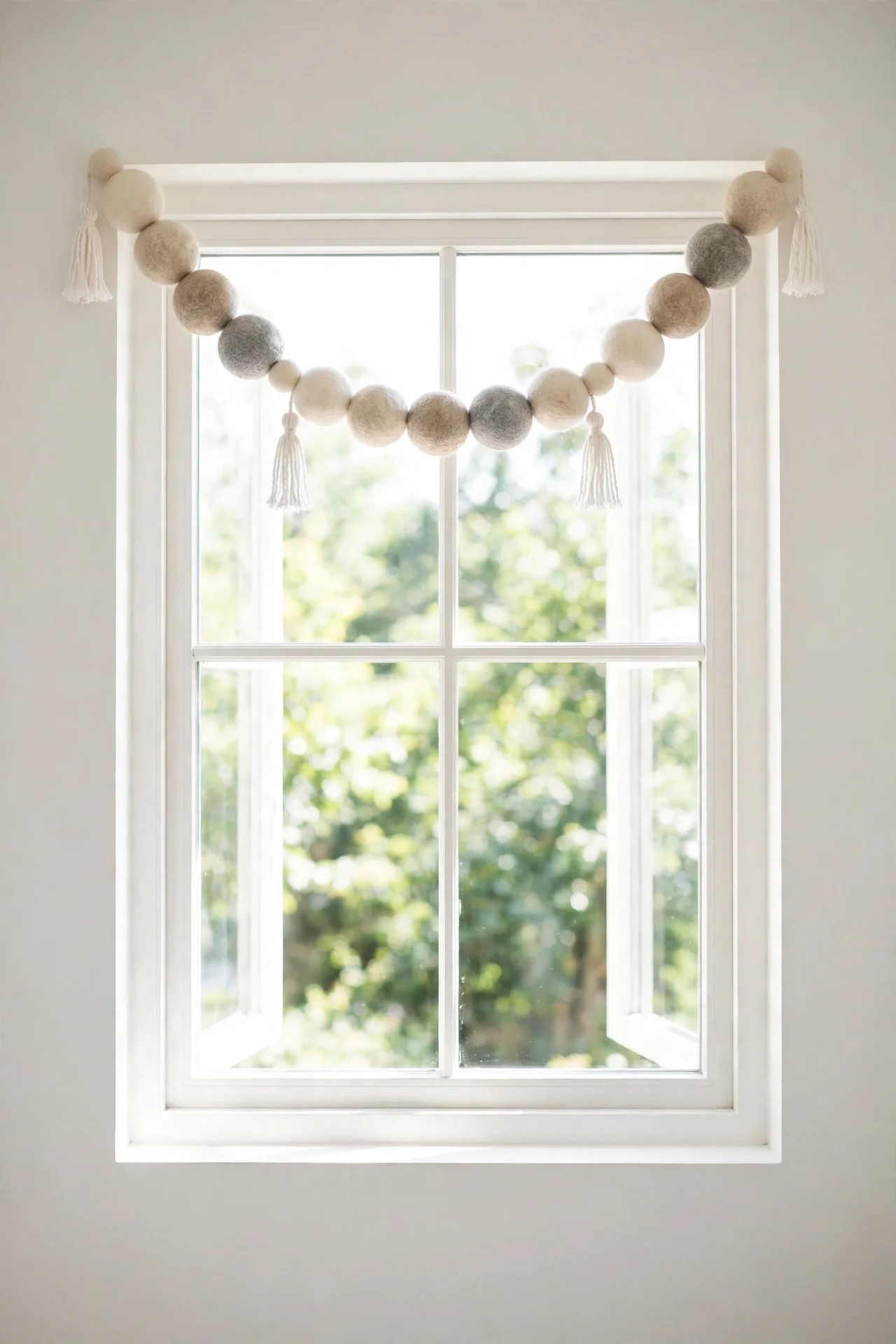 Wool Felt Garland Window Swag