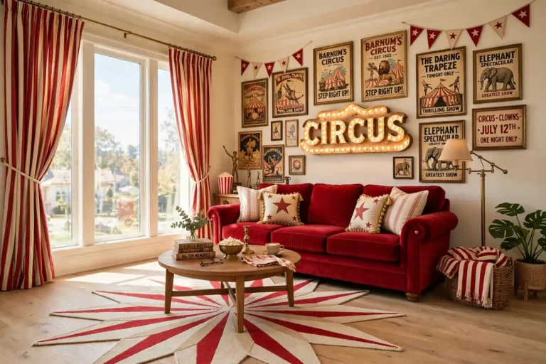 circus aesthetic home decor ideas