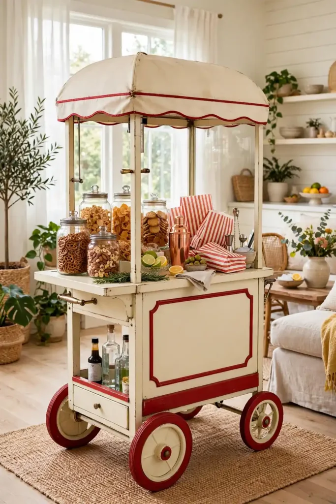 Popcorn Cart Bar